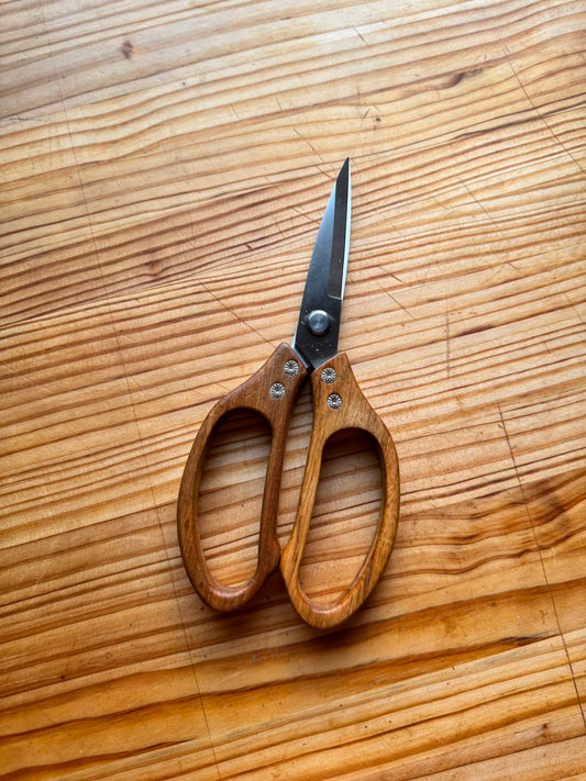 Tijeras de Florista con Mango de Madera